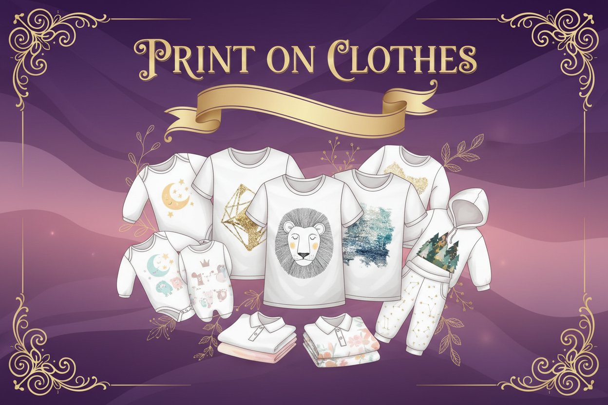 PRINT ON CLOTHES الطباعة على الملابس
