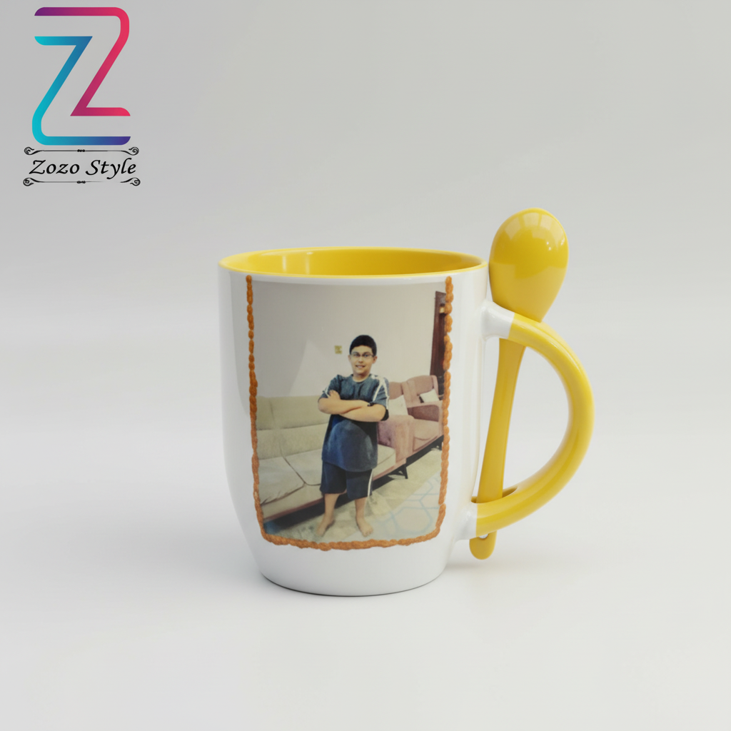 كوب الصورة المخصص الأصفر