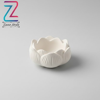 زهرة اللوتس بدون شمعة داخلية