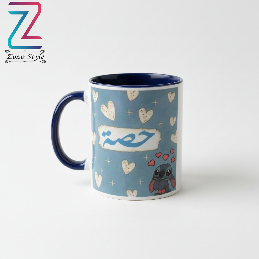 تصميم مج حنة - خلفية فاتحة