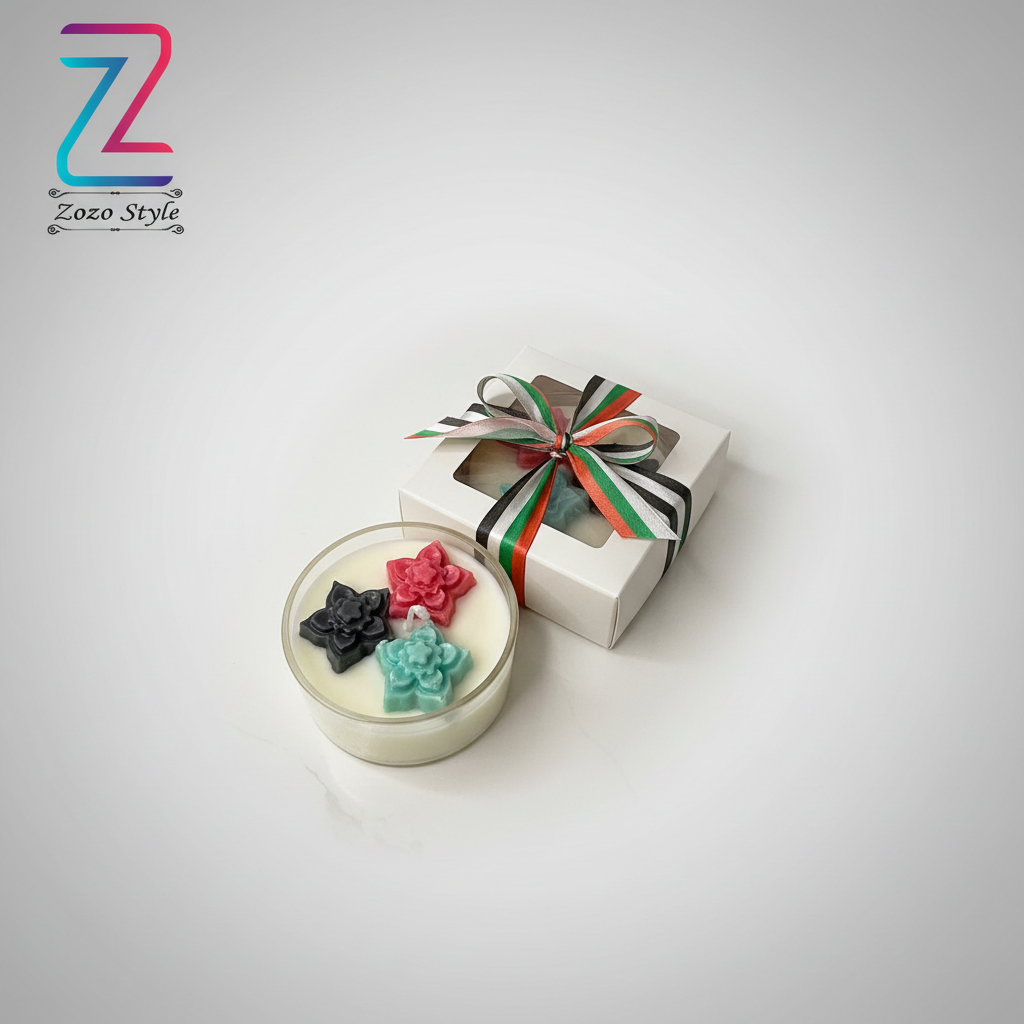 بوكس الهدايا والشمعة بالإعدادات المحفوظة