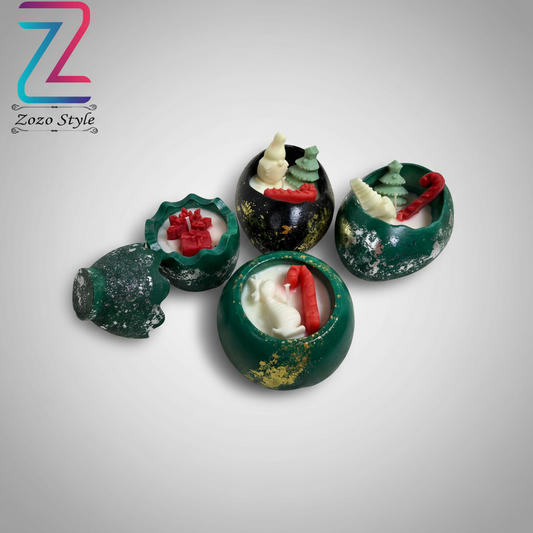 شموع زينة الكريسماس