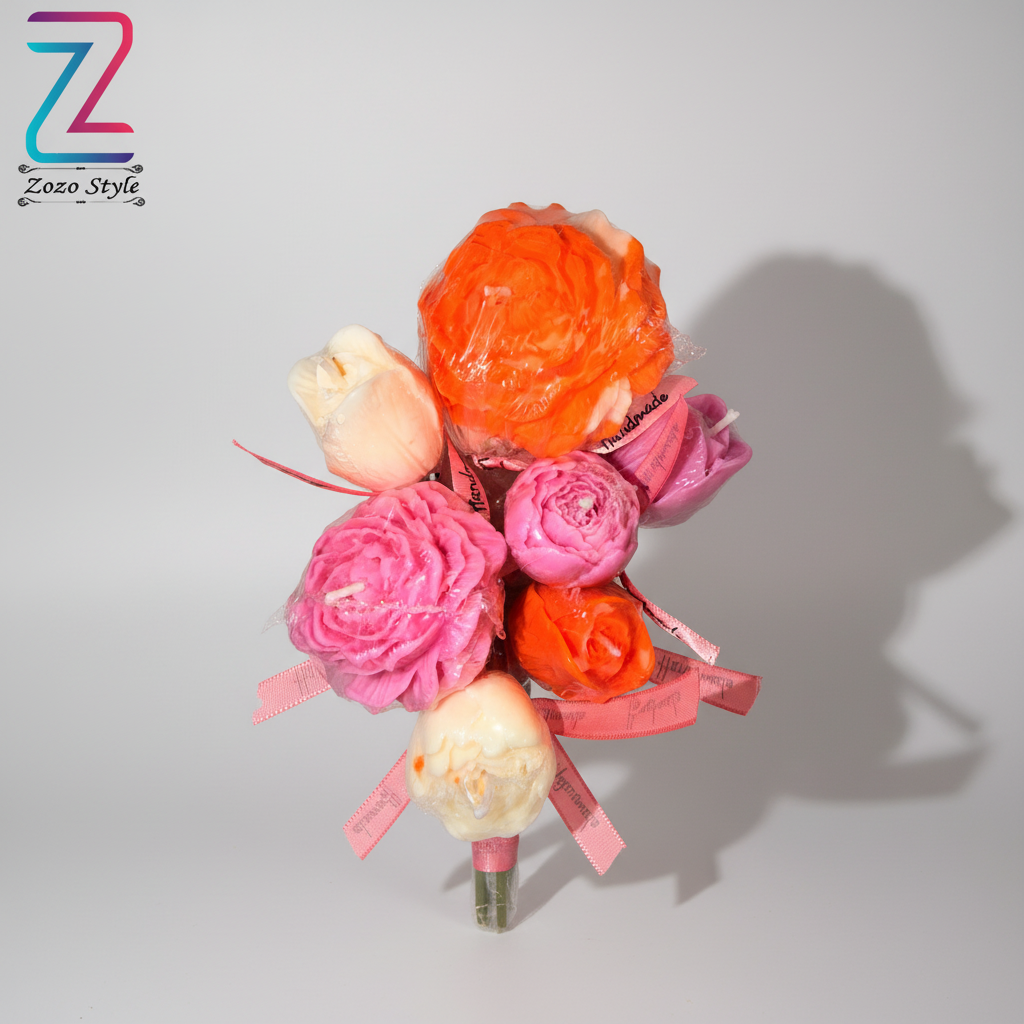 باقة الورود الشمعية - محسنة