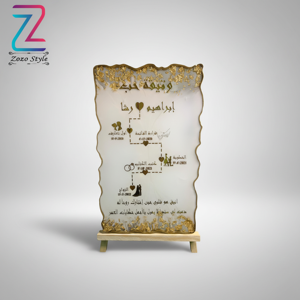 لوحة قصة الحب بالريزن