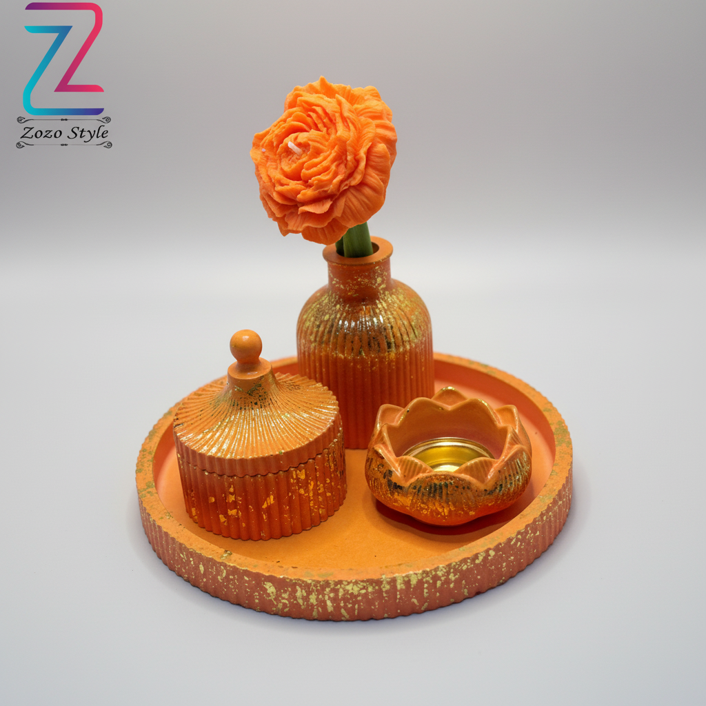 طقم الريزن البرتقالي بالإعدادات المحفوظة