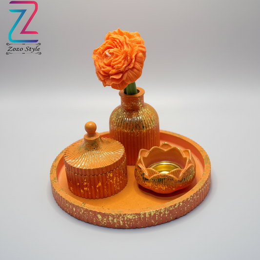 طقم الريزن البرتقالي بالإعدادات المحفوظة