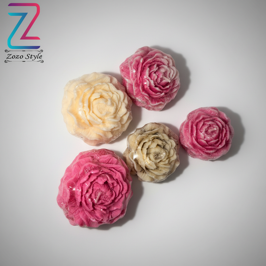 شموع الورد الملونة